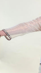 Off White Thread Embroidered One Piece and Dupatta